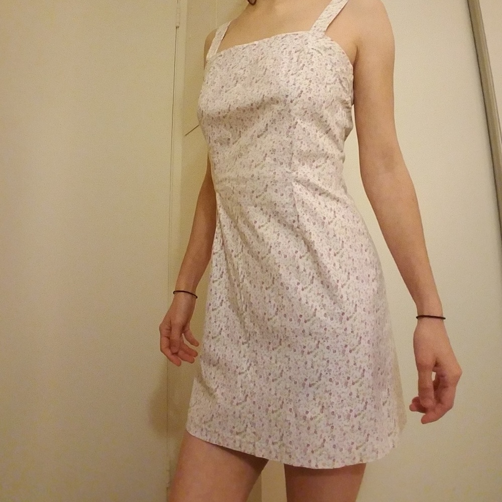 VINTAGE 90s Floral Tank Dress